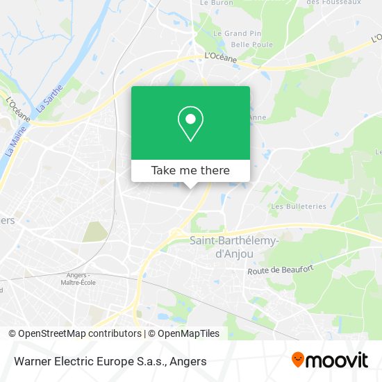 Warner Electric Europe S.a.s. map