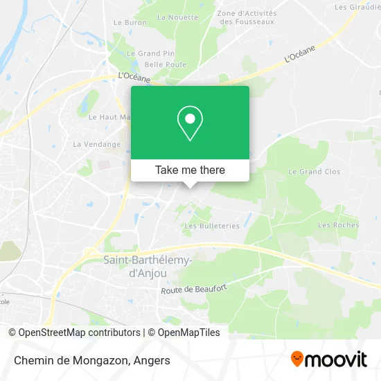 Chemin de Mongazon map