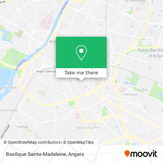 Basilique Sainte-Madeleine map