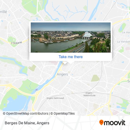 Mapa Berges De Maine