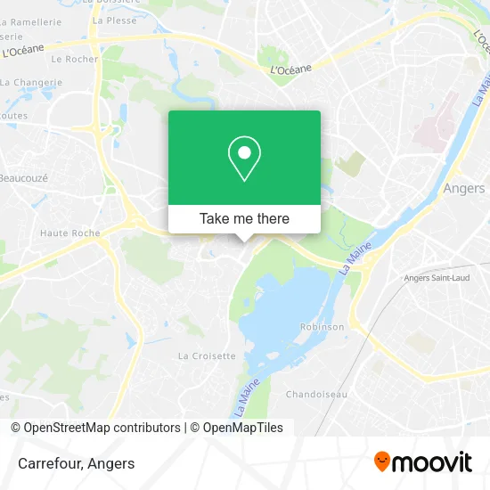 Carrefour map