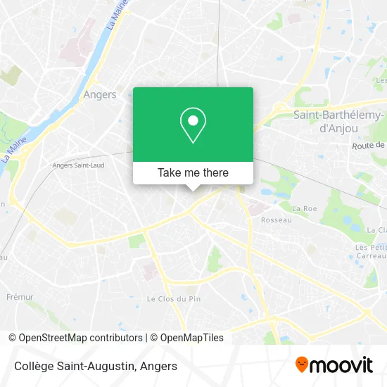 Collège Saint-Augustin map