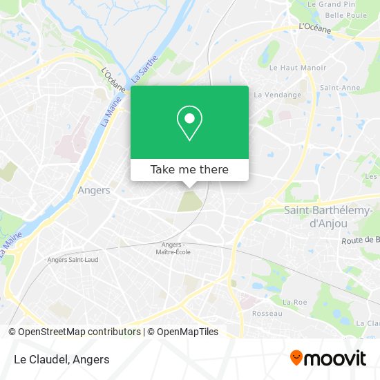 Le Claudel map