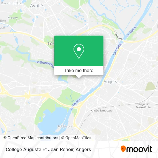 Collège Auguste Et Jean Renoir map