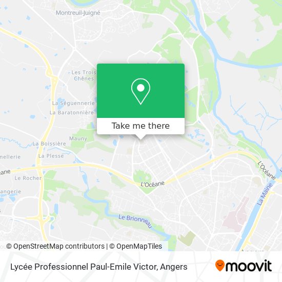 Lycée Professionnel Paul-Emile Victor map