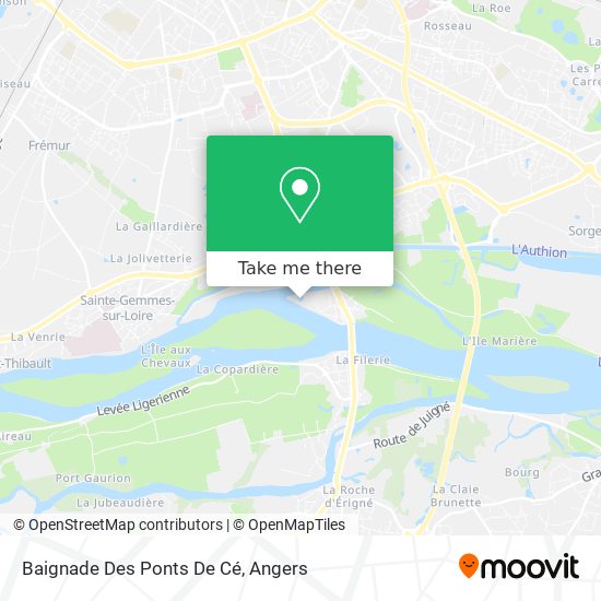 Baignade Des Ponts De Cé map