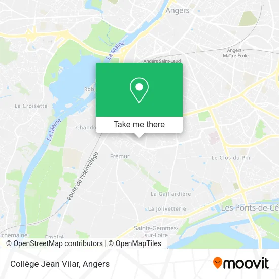 Collège Jean Vilar map
