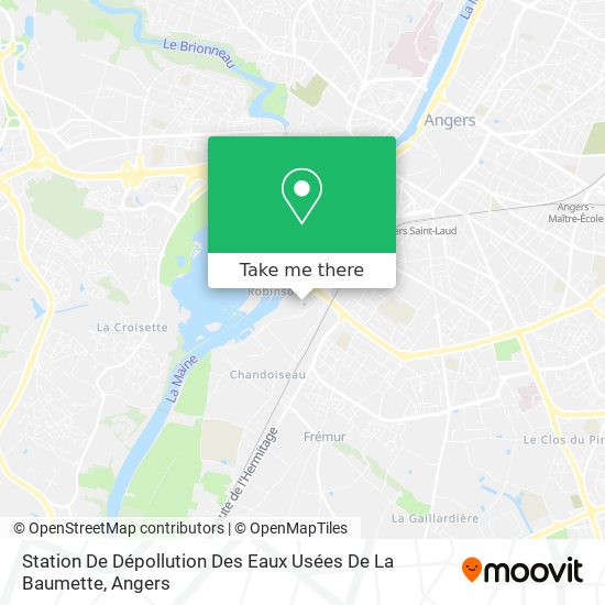 Station De Dépollution Des Eaux Usées De La Baumette map