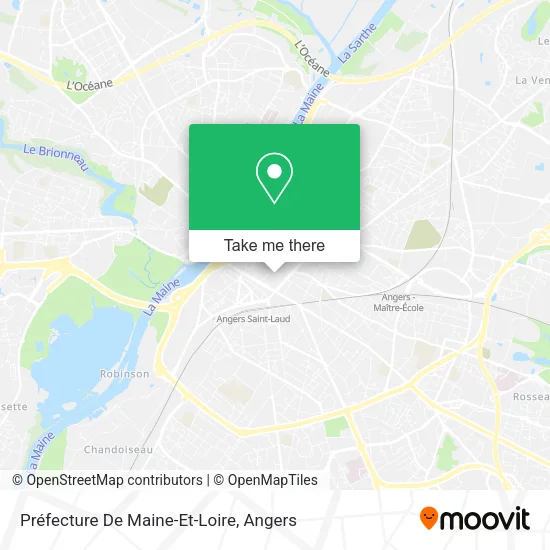 Préfecture De Maine-Et-Loire map