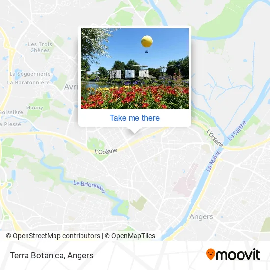 Terra Botanica map