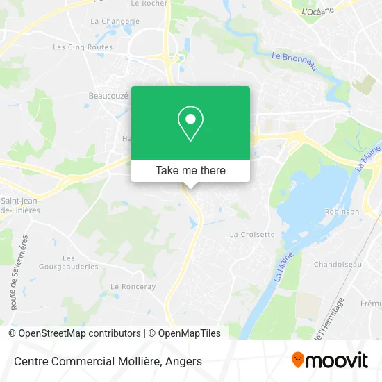 Centre Commercial Mollière map