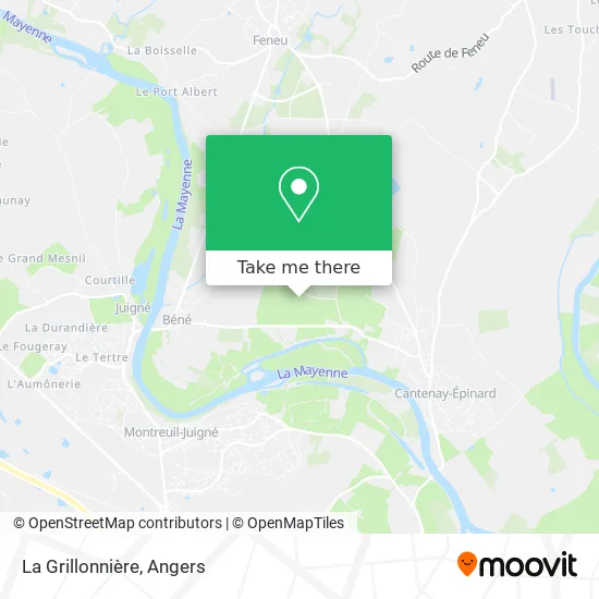 La Grillonnière map