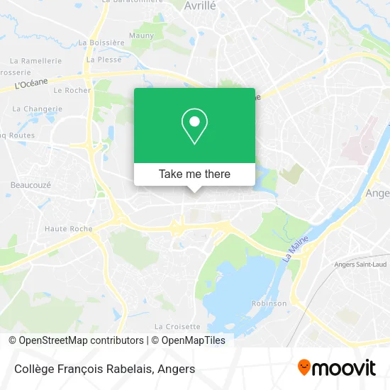 Collège François Rabelais map