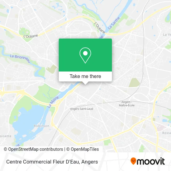Centre Commercial Fleur D'Eau map