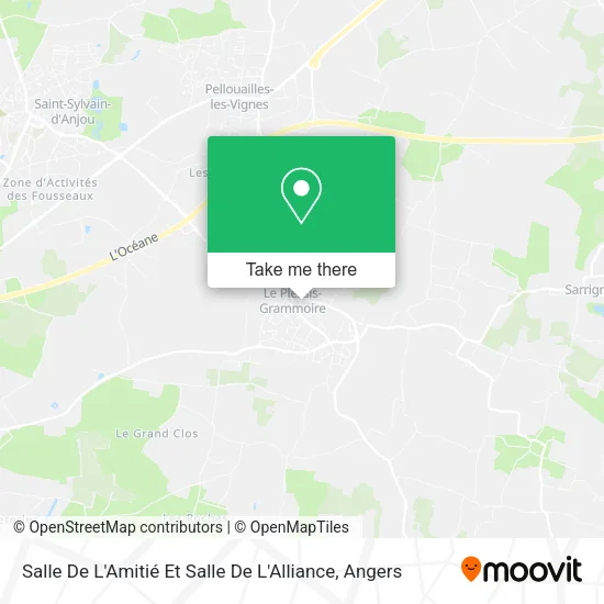 Salle De L'Amitié Et Salle De L'Alliance map