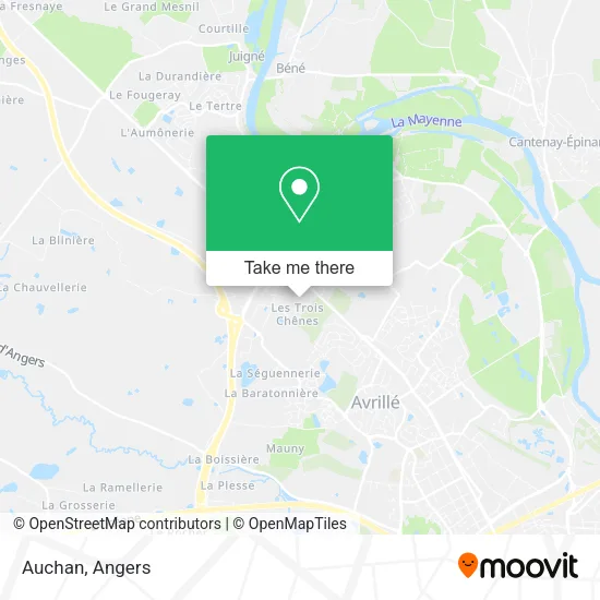 Auchan map