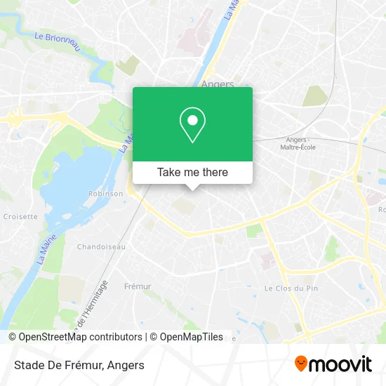 Stade De Frémur map