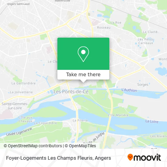 Foyer-Logements Les Champs Fleuris map