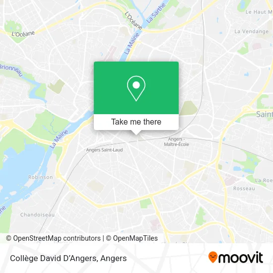 Collège David D’Angers map