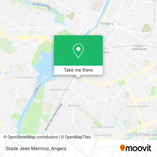 Stade Jean Mermoz map