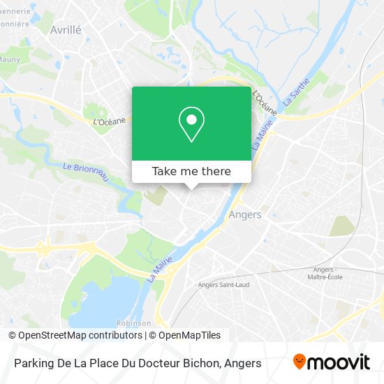 Mapa Parking De La Place Du Docteur Bichon