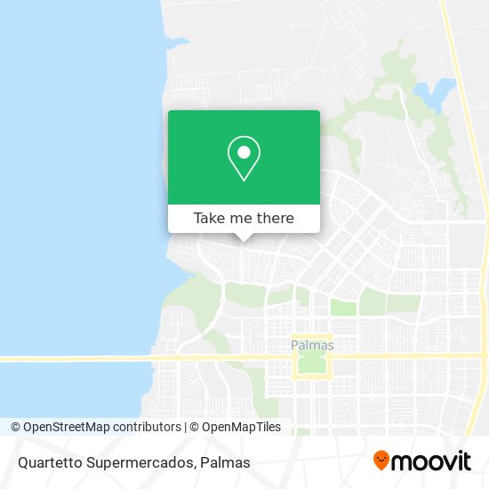 Quartetto Supermercados map