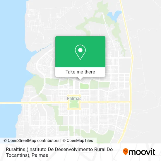 Ruraltins (Instituto De Desenvolvimento Rural Do Tocantins) map