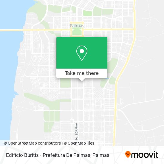 Edifício Buritis - Prefeitura De Palmas map
