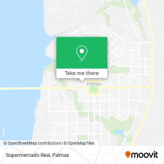 Supermercado Real map