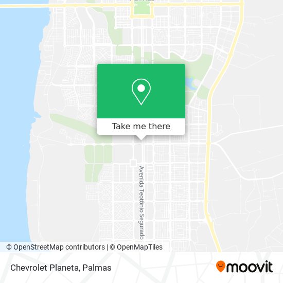 Chevrolet Planeta map