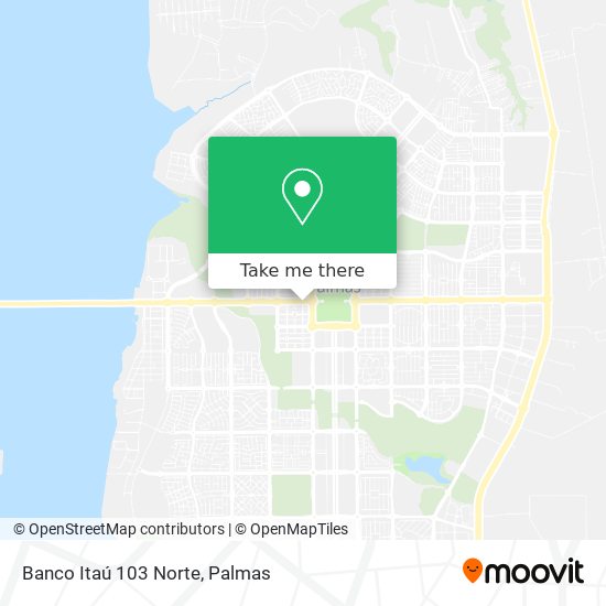 Banco Itaú 103 Norte map