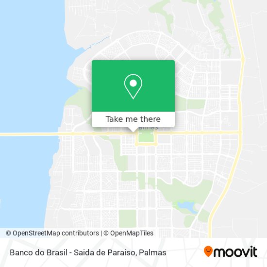 Banco do Brasil - Saida de Paraiso map