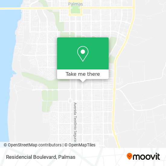 Residencial Boulevard map