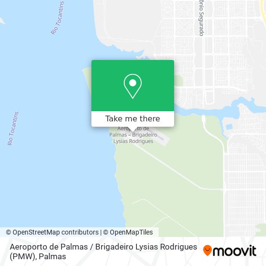 Aeroporto de Palmas / Brigadeiro Lysias Rodrigues (PMW) map