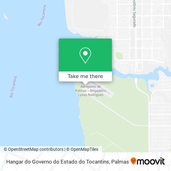Hangar do Governo do Estado do Tocantins map