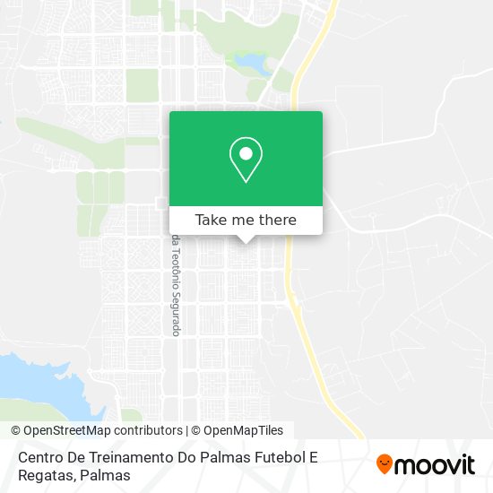 Centro De Treinamento Do Palmas Futebol E Regatas map