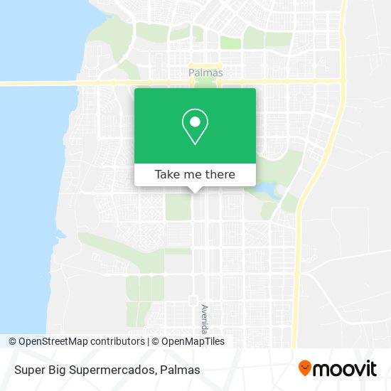 Mapa Super Big Supermercados