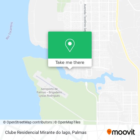 Clube Residencial Mirante do lago map