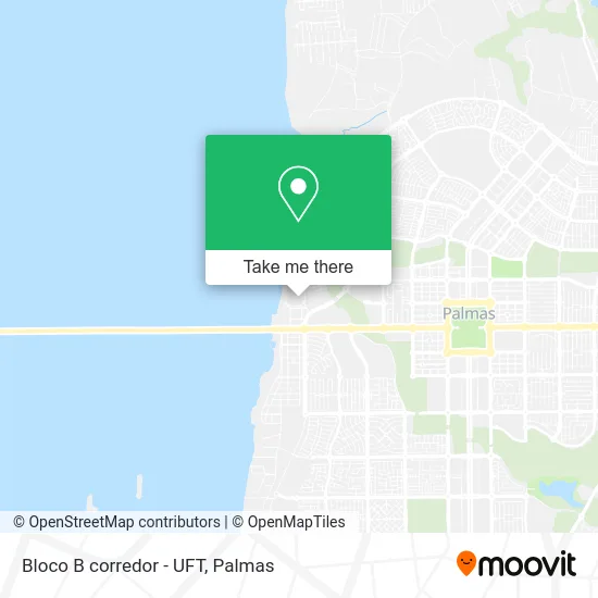 Bloco B corredor - UFT map