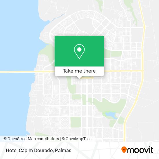 Hotel Capim Dourado map