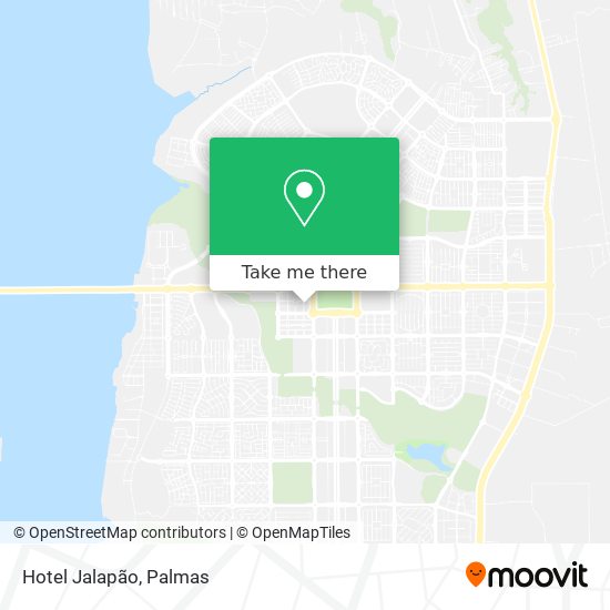 Hotel Jalapão map