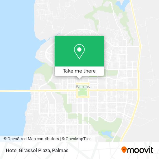 Hotel Girassol Plaza map