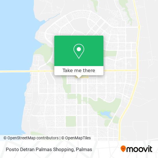 Posto Detran Palmas Shopping map