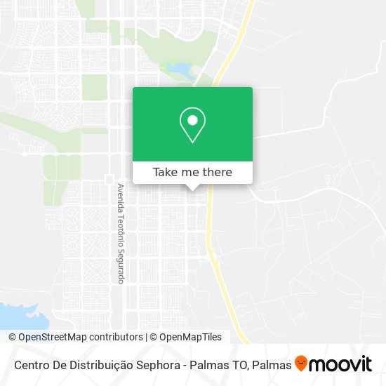 Centro De Distribuição Sephora - Palmas TO map