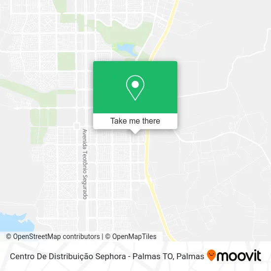 Centro De Distribuição Sephora - Palmas TO map