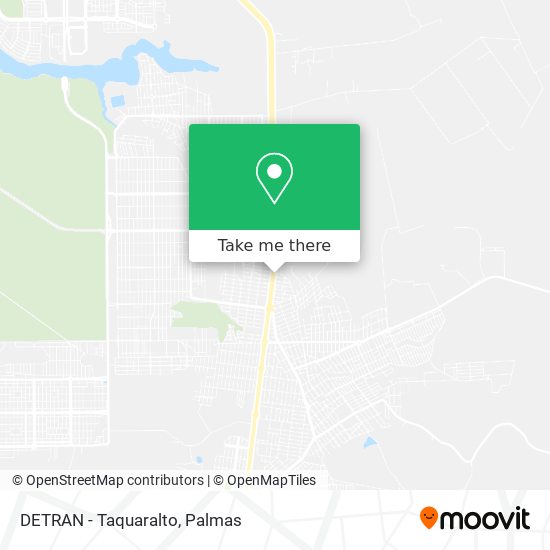 DETRAN - Taquaralto map