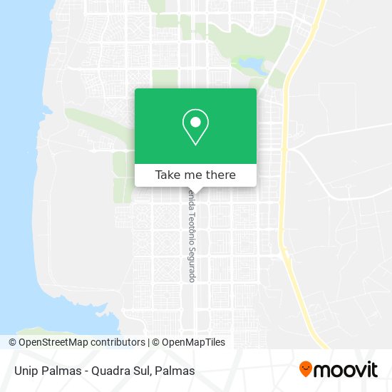 Unip Palmas -  Quadra Sul map