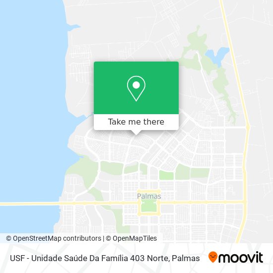 USF - Unidade Saúde Da Família 403 Norte map