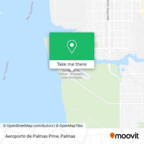 Aeroporto de Palmas Pmw map