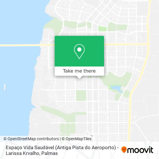 Espaço Vida Saudável (Antiga Pista do Aeroporto) - Larissa Krvalho map